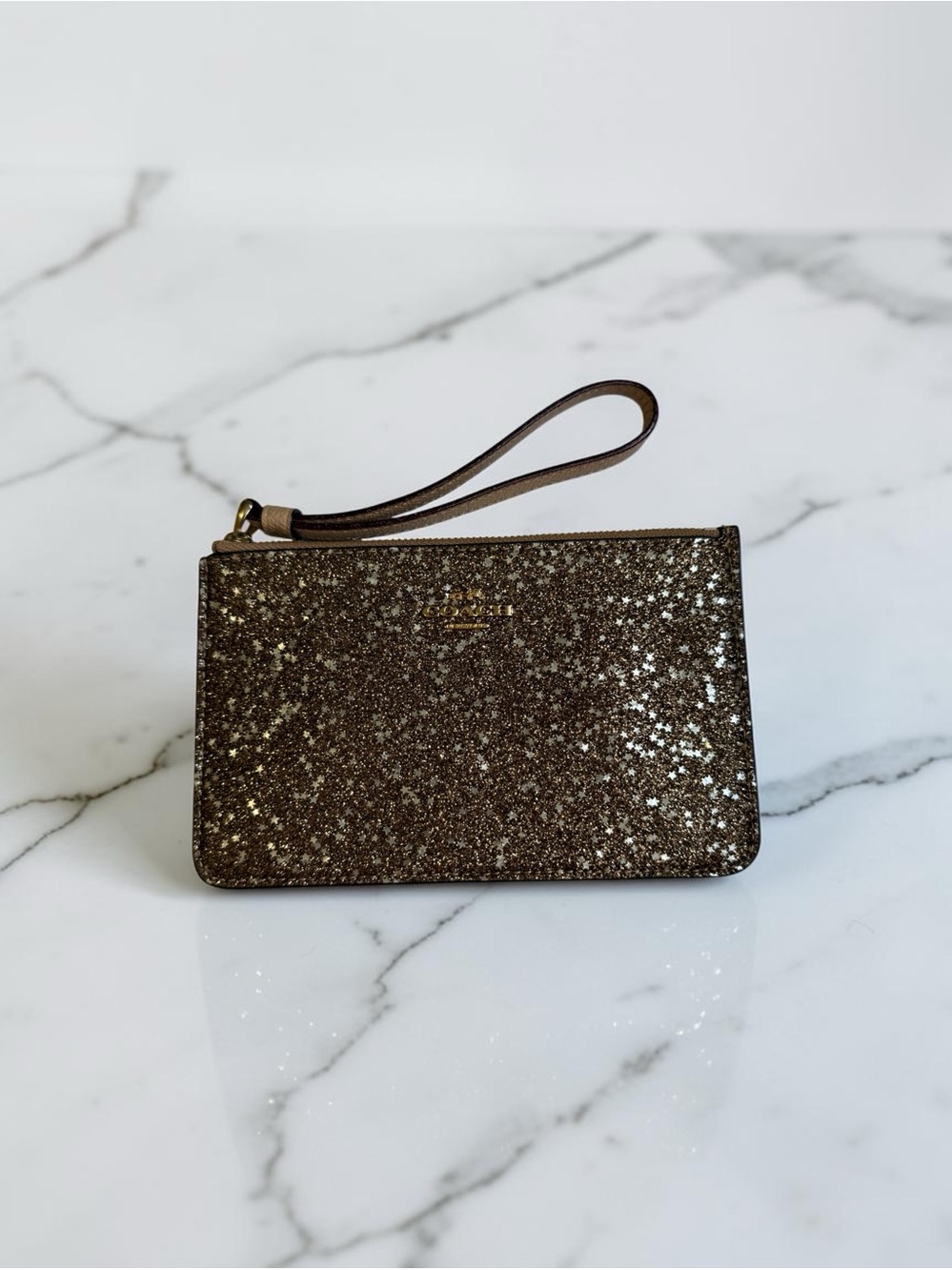 Glitter Wristlet Pouch